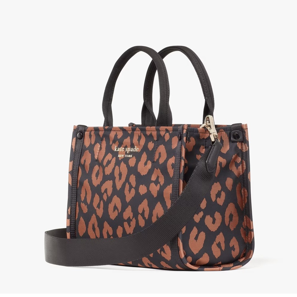 Kate Spade The Little Better Sam Leopard mini tote